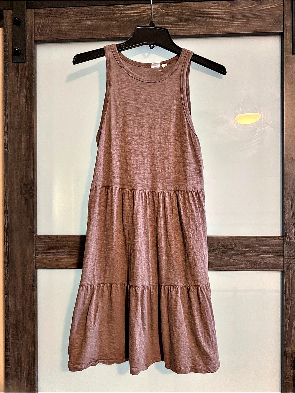 Gap Tiered Mini Dress in Brown Size XS